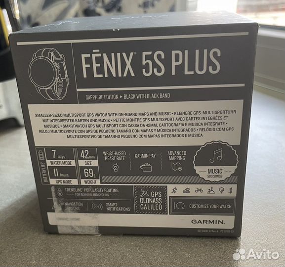 Часы garmin fenix 5s plus