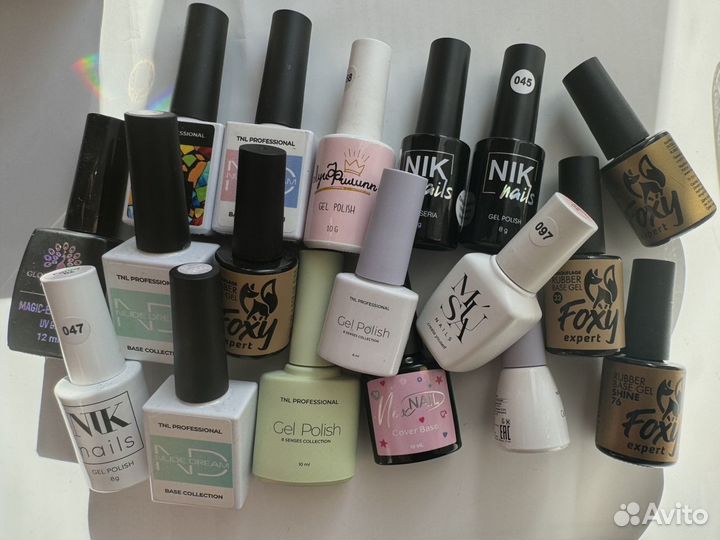 Набор гель лаков и баз