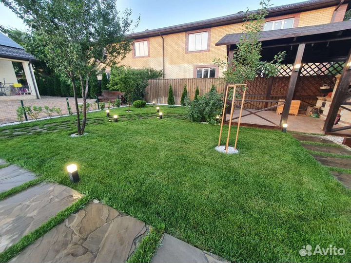 Благоустройство. Газон, озеленение, автополив