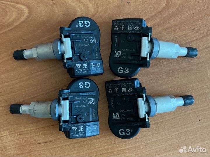 Датчики давления в шинах 4шт