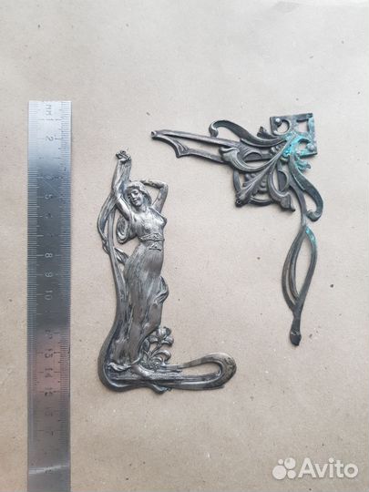 Декоративные элементы серебро