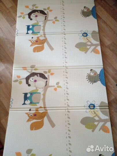 Термоковрик складной для ползанья