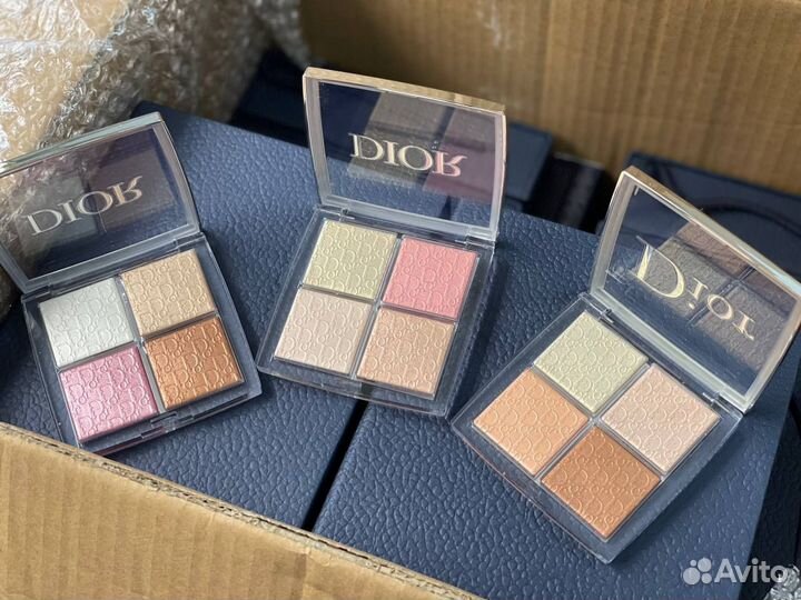 Dior backstage палетка хайлайтер