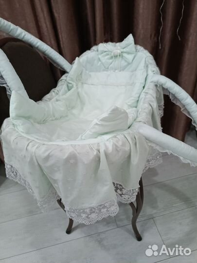 Люлька переноска плетеная