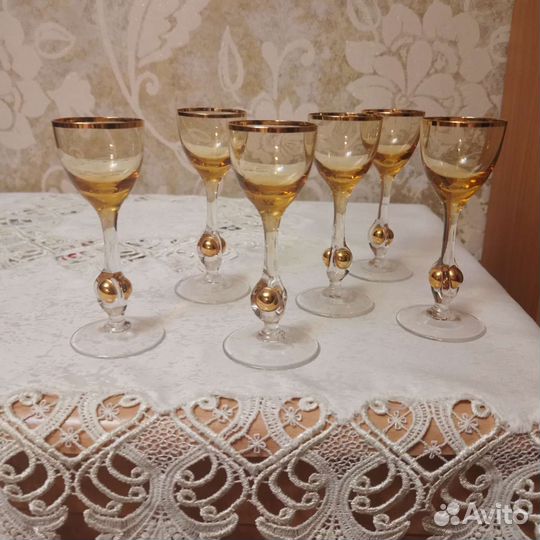 Рюмки Zlata Zuzanna. Чехия