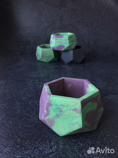 Кашпо из гипса