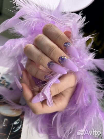 Маникюр с укреплением, наращивание ногтей