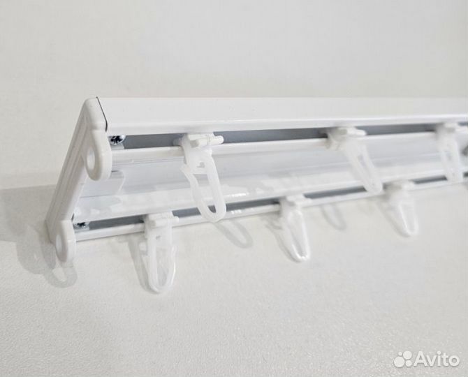 Карниз (гардина) для штор алюминиевая, шина