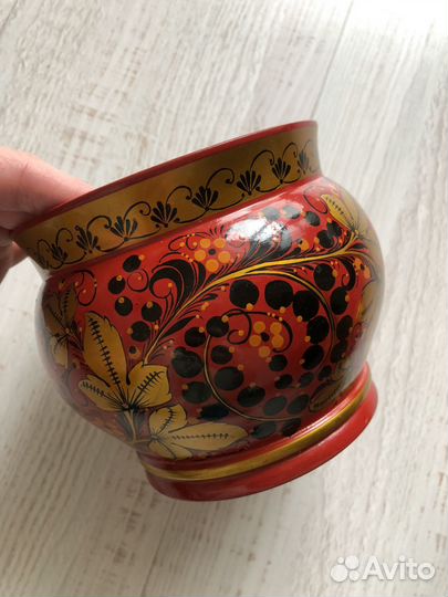 Горшок хохлома