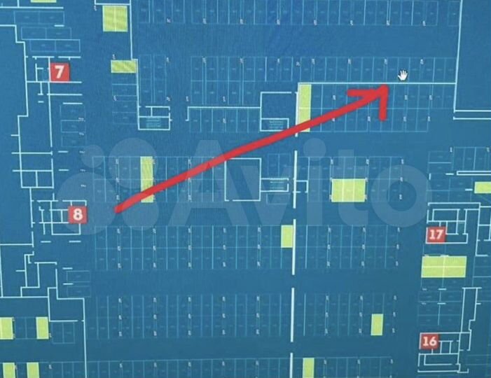 Машиноместо, 12 м²