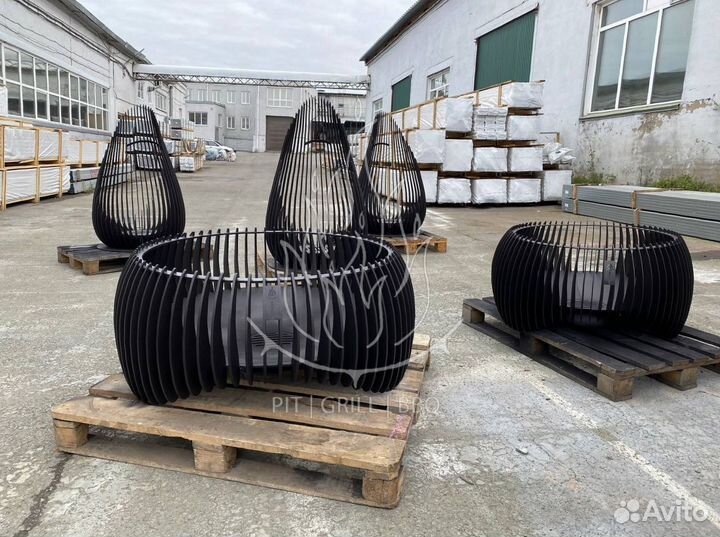 Уличный камин Калифорния Хеви, очаг для костра