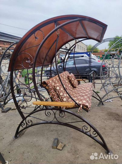 Садовые качели подвесные