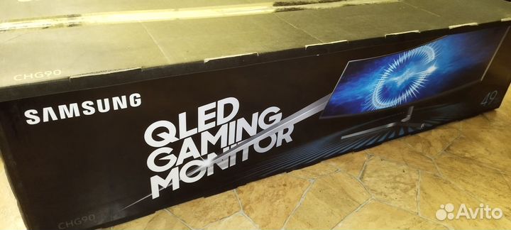 Монитор 48.9 Samsung C49HG90DMI, 3840x1080, 144 Гц