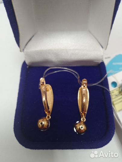 Золотые серьги проба 585 Арт.: 00757848012