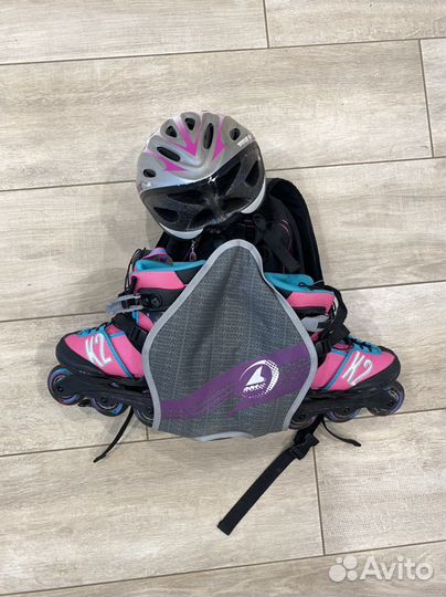 Роликовые коньки детские раздвижные k2