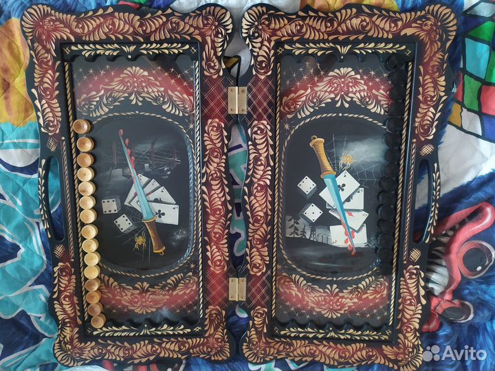 Нарды ручная работа