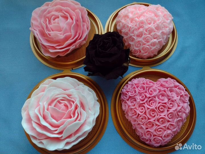 Мыло ручной работы на 8 марта.Розы