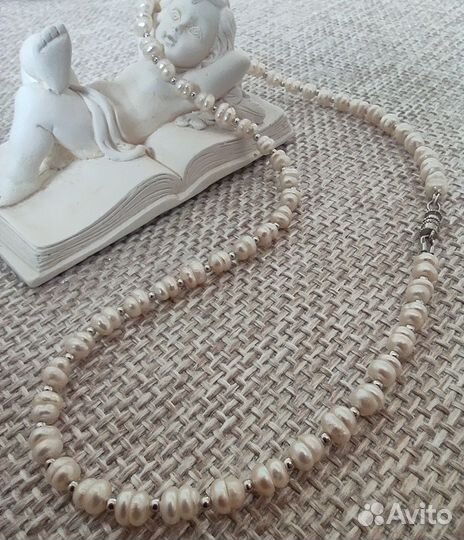 Жемчужное ожерелье натуральное