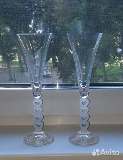Бокалы свадебные новые