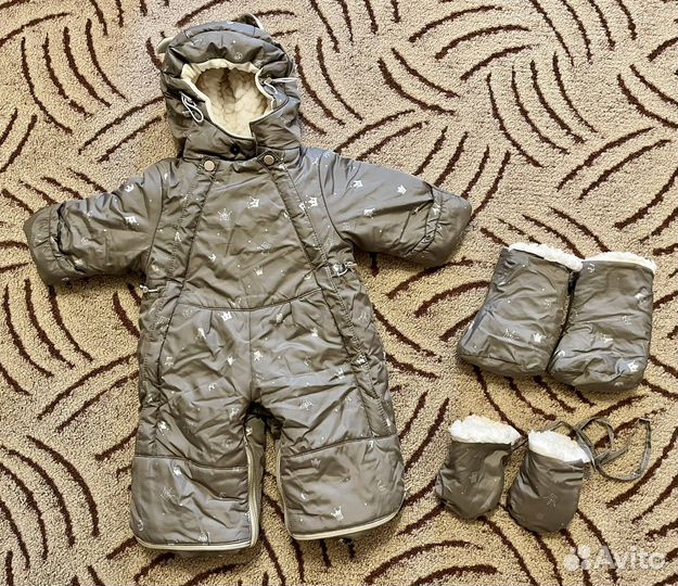 Зимний комбинезон-конверт