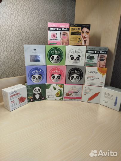 Патчи гидрогелевые для глаз, 60 шт в ассортименте