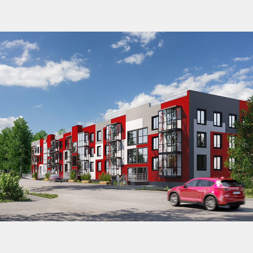 1-к. квартира, 44,8 м², 3/3 эт.