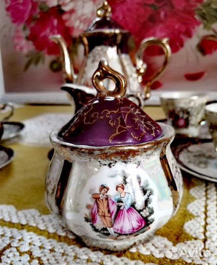 Кофейный японский сервиз