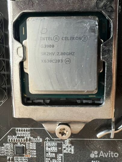 Материнская плата B250-BTC-12P+Intel Celeron G3900