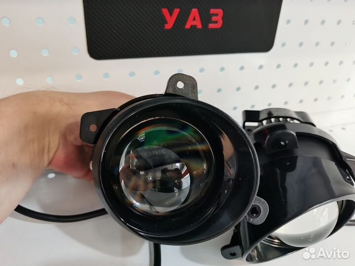 Противотуманные фары УАЗ патриот bi-led линзы
