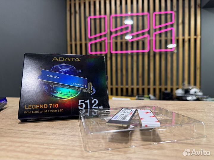 512gb SSD M.2 накопитель adata legend 710 nvme