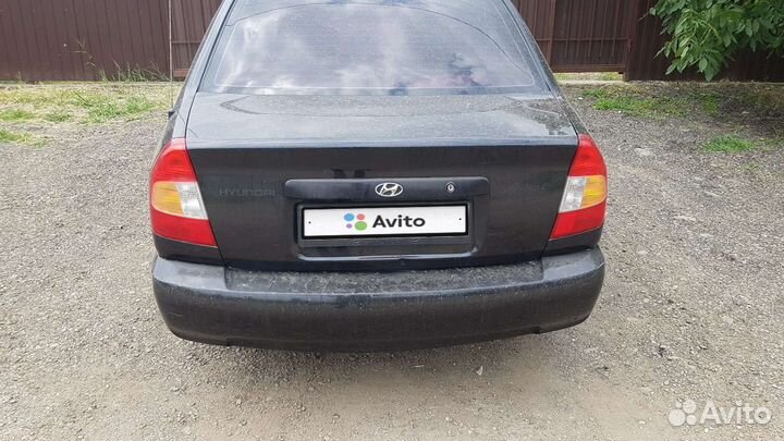 Hyundai Accent 1.4 МТ, 2006, 155 045 км