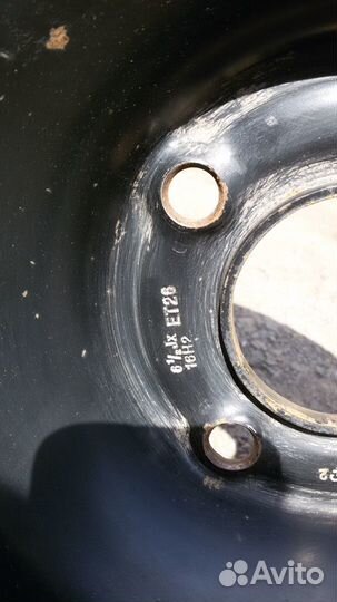 1 Диск R16 штамповка 4/108