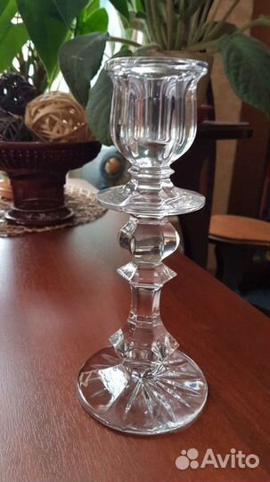 Хрусталь СССР блюда, рюмки, ваза, подсвеч., графин