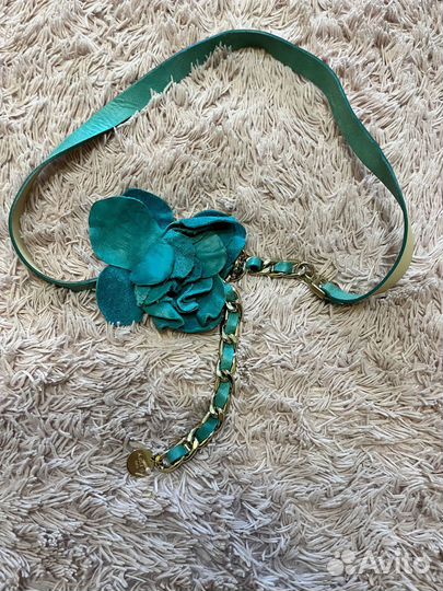 Ремень женский натуральная кожа италия