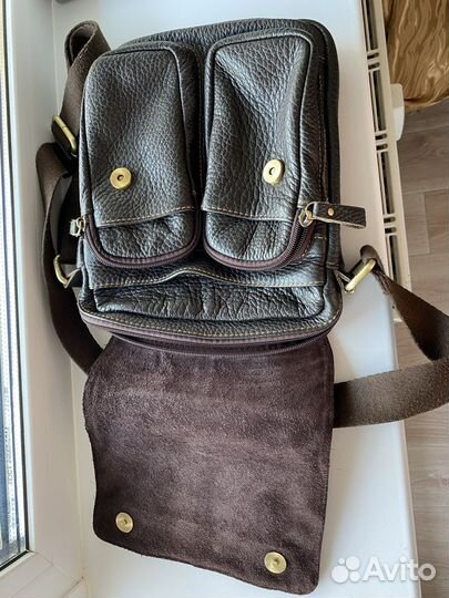 Сумка натуральная кожа мужская