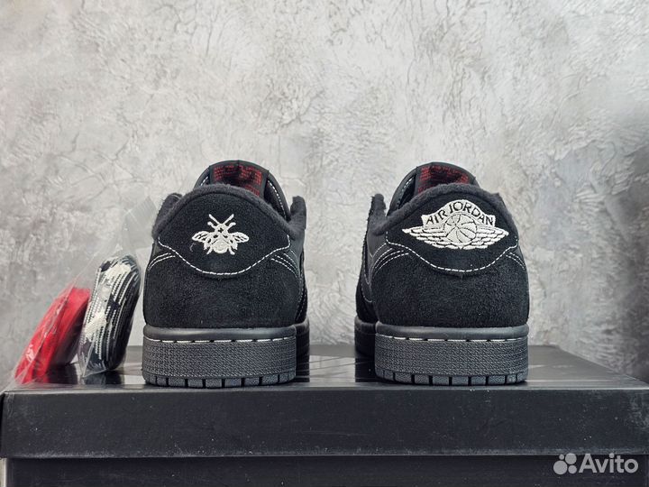Travis Scott x Air jordan 1 low Black Phantom