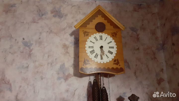 Часы с кукушкой Маяк СССР.идут,кукуют,перешлю