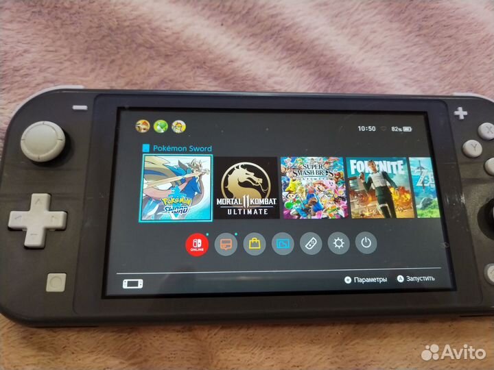 Nintendo switch lite с играми