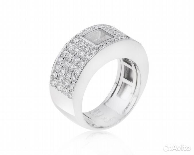 Золотое кольцо Chopard Happy Diamonds