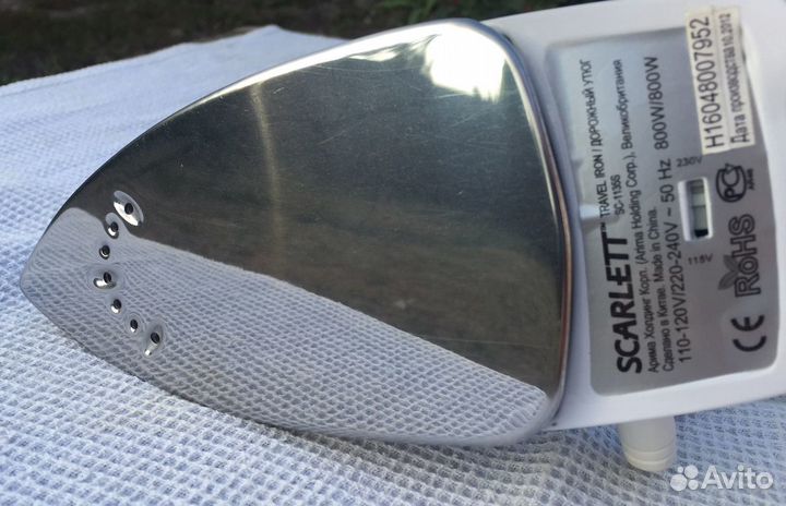 Утюг дорожный Scarlett sc-1135s