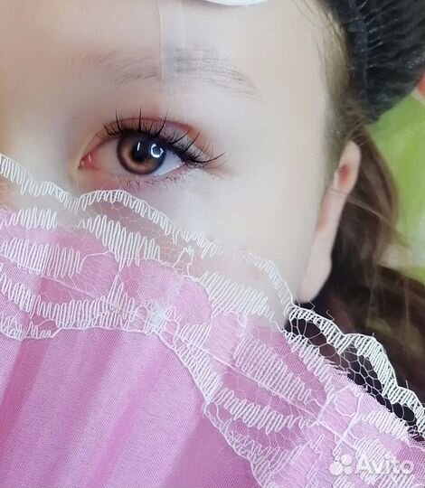 Наращивание ресниц модель