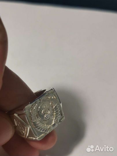 Мужская печатка серебро 925