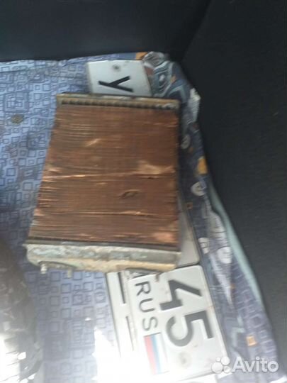 Радиатор медный 3х рядный печки ваз 2106