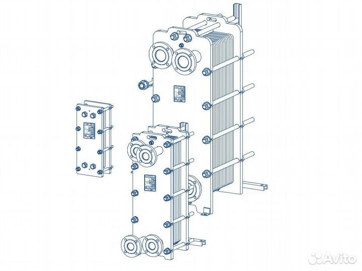 Пластинчатые теплообменники тиж 0,35 (аналог)
