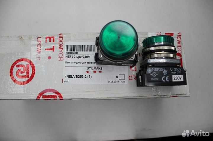 1 шт NEF30-IPZ/230V NEF30 Светодиодный индикатор з