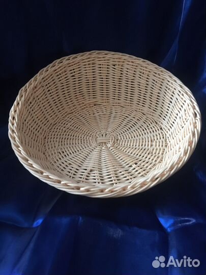 Корзина плетеная для сервировки полиротанг большая