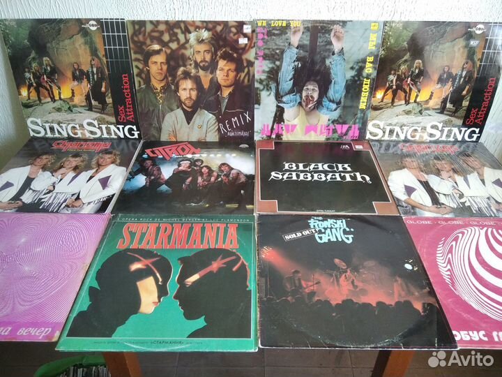 Рок европейский И рок русский на виниле, LP