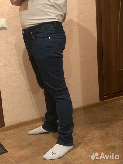 Джинсы мужские удобные слегка тянутся 34