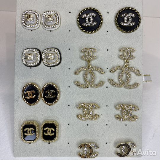 Серьги chanel