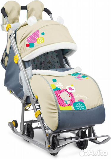 Санки коляска nika kids